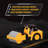 DRIVEN by Battat Micro 1:24 Scale Steam Roller, Realistic Construction Truck Toy with Lights & Sounds for Kids 3+