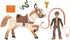 Indiana Jones Worlds of Adventure Action Figure Set with Horse, 2.5-inch for Kids Ages 4 and Up