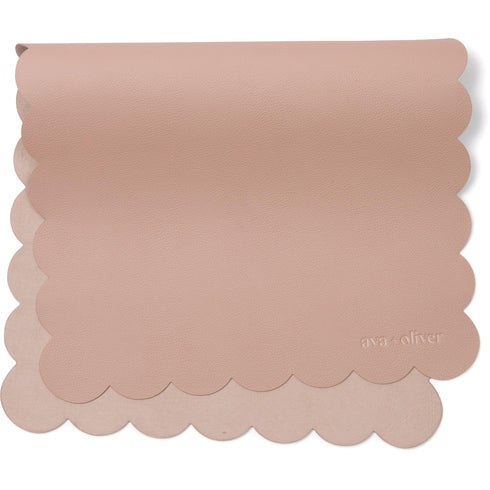 Ava + Oliver Vegan Leather Baby Changing Mat (16 X 30 in)