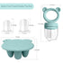 BigSpinach Silicone Baby Food Freezer Tray with Teething Popsicle Molds - Baby Fruit Feeder and Breastmilk Teether