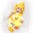 18 inch 16-18 inch Reborn Baby Girl Dolls Clothes Yellow Duck Outfits Accesories for Reborns Doll Newborn Baby Girl