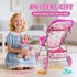 Set 12.5" Backpack 21 2 Sets Set Baby Doll Stroller with Doll, Baby Dining Table, with Carrier, PCS Baby Doll