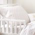 Set Rosette 5 Set Levtex Baby - Willow Toddler Bed - Pink - Soft Pintuck - Piece Includes Reversible Quilt, Fitted