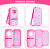 18INDC 18 Inch 5PCS 18In Set 18 Inch 18" Doll Storage Bag - Unicorn Theme Doll Accessories with Rainbow Dress, Hair