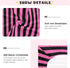 Pigsaly 27x39 Inch Crib Sheets Hot Pink Black Stripe Baby Sheet for Standard Crib Mattress Boys Girls Toddler Bed
