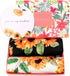 Galabloomer Receiving Blanket Headband Set Flower Print Baby Swaddle Receiving Blankets Sunflower