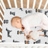 52 28 9In Brittany Spaneil Crib Sheets for Boys & Girls, Neutral Mini Crib Mattress Sheets, Soft & Breathable, * *