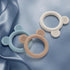 Teething Toys for Babies 0-6 Months, 3 Pack Silicone Baby Toys, BPA Free Soft Textured Relief for Sore Gums
