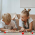 Legigo 3 Sets Retro Metal Jacks and Ball Game Toys Kit - Includes 3 Red Rubber Balls and 30 Gold and Silver Metal Jacks