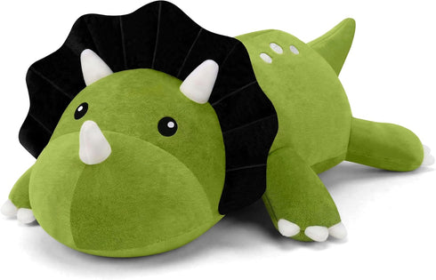 TOYSYM Weighted Stuffed Animals Triceratops, Dinosaur Plush with Weighted Beads, Cute Triceratops