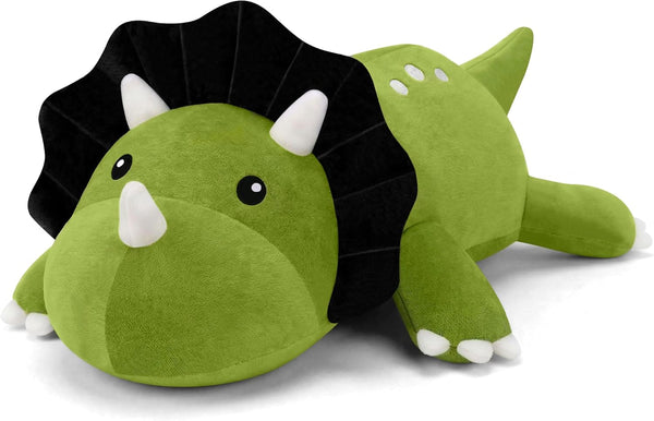TOYSYM Weighted Stuffed Animals Triceratops, Dinosaur Plush with Weighted Beads, Cute Triceratops