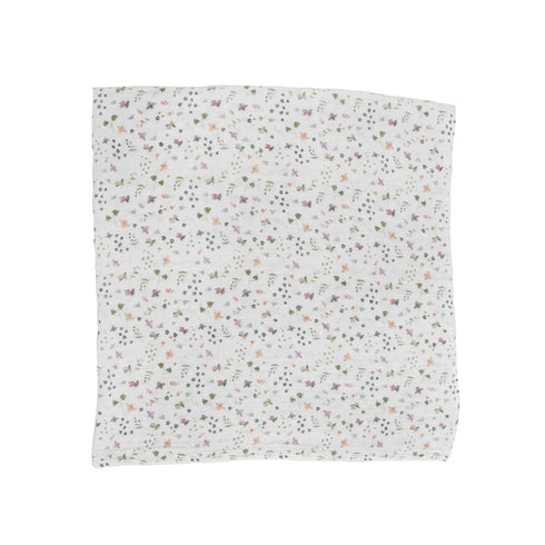 Little Unicorn Garden Bees Cotton Muslin Swaddle Blanket, 100% Cotton, Large 47” x 47”, Machine Washable