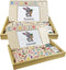 Lexibook Bio Toys Word School, Bilingual Spanish/English, Wooden Game, 50 Word Cards,