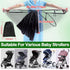 Wanateber 2-in-1 Baby Mosquito Net for Stroller Sun Shade, Stroller Cover for Sun Protection with Two-Way Zipper