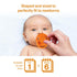 4 Pack, 0-6 Dummy, Natural Rubber Pacifier by LoveNoobs, Pacifiers Months, Baby Starter Kit, Newborn Silicone