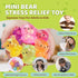 VESPRO 24 Pack Gummy Bear Stress Squishy BallFidget Taba Squishy Toys for Kids Sugar Filled Stress Cube, Bear Toys