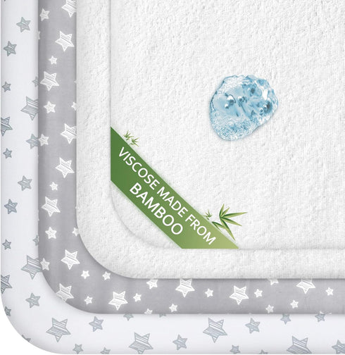Pack and Play Sheets & Waterproof Terry Pack N Play Mattress Protector