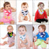 Maiwa 10-Pack Dinosaur Bandana Bibs for Baby Boys - Drooling, Feeding, and Teething