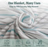 Swaddle Blankets for Newborns, Soft & Breathable Baby Blanket, Neutral Receiving Blankets for Boys & Girls - Mint