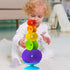 Rainbow Spinning Wheel Toy, Kids Stackable Spinning Toy for Babies and Toddlers, Interactive Learning Toys
