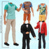 12 Inch 12'' (6 Sets, EuTengHao Doll Clothes for Boy Dolls with Jeans Leather Jackets Shorts Suits Sweatshirts T-Shirts
