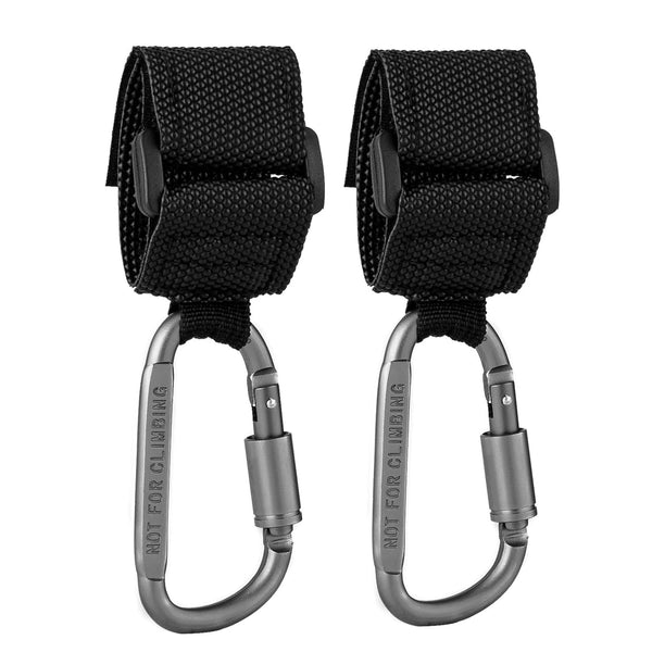 Baby Stroller Hook, Clip or Hang Diaper Bag to Pram or Buggy, Set of 2 Pieces