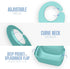 ADORIKIDS RideBib Silicone Vomit Bib with Extra-Deep Pocket for Motion Sickness Relief During Travel. Patent Pending