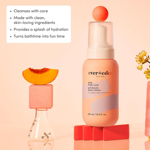 set Evereden After Swim & Sports Kids Shampoo: With Cleansing Clay and Body Wash | Made With Clean and Non-toxic