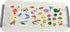 Fish007 - 6 Sheets of Fish Scrapbook Stickers, Small Reflective Fish Stickers for Kids - 4 X 5.25"/sheet (Clownfish,