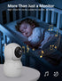 Baby Ganibs 6'' 30H 1000ft, Baby Monitor with Camera and Audio - Touch Screen with Photo & Video Recording, Night