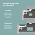 Inaya Cabinet Locks Child Safety Latches, Baby Proofing Cabinets & Drawers, No Drilling Required! (12 Pack)