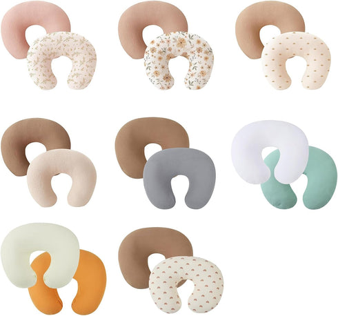 Kangnice 2pcs/Set Removable Baby Feeding Pillow Case Newborns Breastfeeding Cushion Covers Detachable Sleeve for Boys
