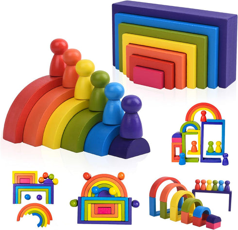 BOZE SUPOD Wooden Toys, Montessori Toys for Kids 3 4 5 6+Years Old Boys