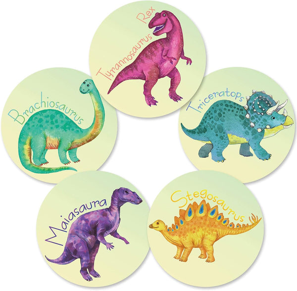 Zonon 10 Pcs Dinosaur Potty Training Stickers, Reusable Color Changing Pee Targets for Kid Training
