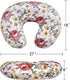 (2 Pack) Floral Minky Slipcover for Nursing Pillow - U Shape Cover for Baby Boy or Girl