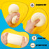 FFNIU 4Pack Dumpling Fidget Toy, Dumpling Stress Ball, Steamed Stuffed Bun, Squishies Stress Relief Decompression Toy