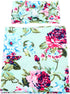 Galabloomer Receiving Blanket and Headband Set, Flower Print Baby Swaddle Blankets
