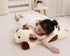 25.6 inch 5 lbs Cow Weighted Stuffed Animal Large Plush Toy Pillow Cute Kawaii Gifts for Kids Adults