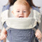 Bebamour Drool and Teething Reversible Cotton Pad - Baby Carrier White Drool Bib for Boys & Girls