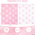 Cozy 30 40 Inches SmoothNovelty Pink Bow Knit Swaddle Blanket for Girls, Cotton Soft Lightweight Receiving Swaddle Crib