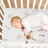 CaTaKu 28"x 52" Mini Crib Sheets Fitted for Girls Boys Cute Gooses Duck Baby Crib Sheets, Neutral Mattress Sheets
