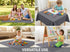 WOMUMON Splat Mat for Under High Chair/Arts/Crafts, Washable Spill Mat Waterproof Anti-Slip Floor Protector Splash Mat