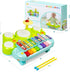 Marstone Musical Toys for Toddlers 1-3, Baby Piano Keyboard for 1 Year Old, Xylophone Drum Set Music Toys with Lights
