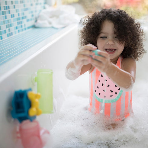 Educational Insights Bright Basics Slide & Splash Spouts - Bath Toy for Toddlers Ages 2+
