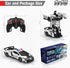 BLUEJAY Transform Rc Cars for Boys 4-12, 2.4Ghz 1:18 Scale Remote Control Car Transforming Robot