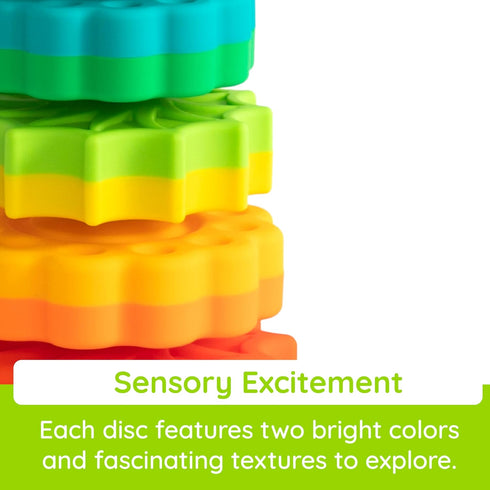 1+ Fat Brain Toys SpinAgain, Baby Stacking & Spinning Toys for Toddlers Ages