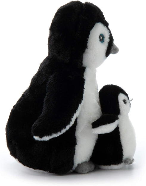 The Petting Zoo Softee Penguin Stuffed Animals, Mom and Baby, 12 inches, Gifts for Kids