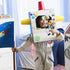 229pcs SIENON Astronaut Building Block Toy for Kids and Adults, Building Block Spaceman Figure Holding The Flag