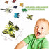 30 Pack Bug Toys, Fake Plastic Bugs and Insects for Kids, Halloween Birthday Party Favors, Goodie Bag Fillers