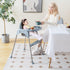 4 1 6-36 BABY JOY Baby High Chair, in Convertible High Chair with Adjustable Legs, Double Removable Tray, Safety